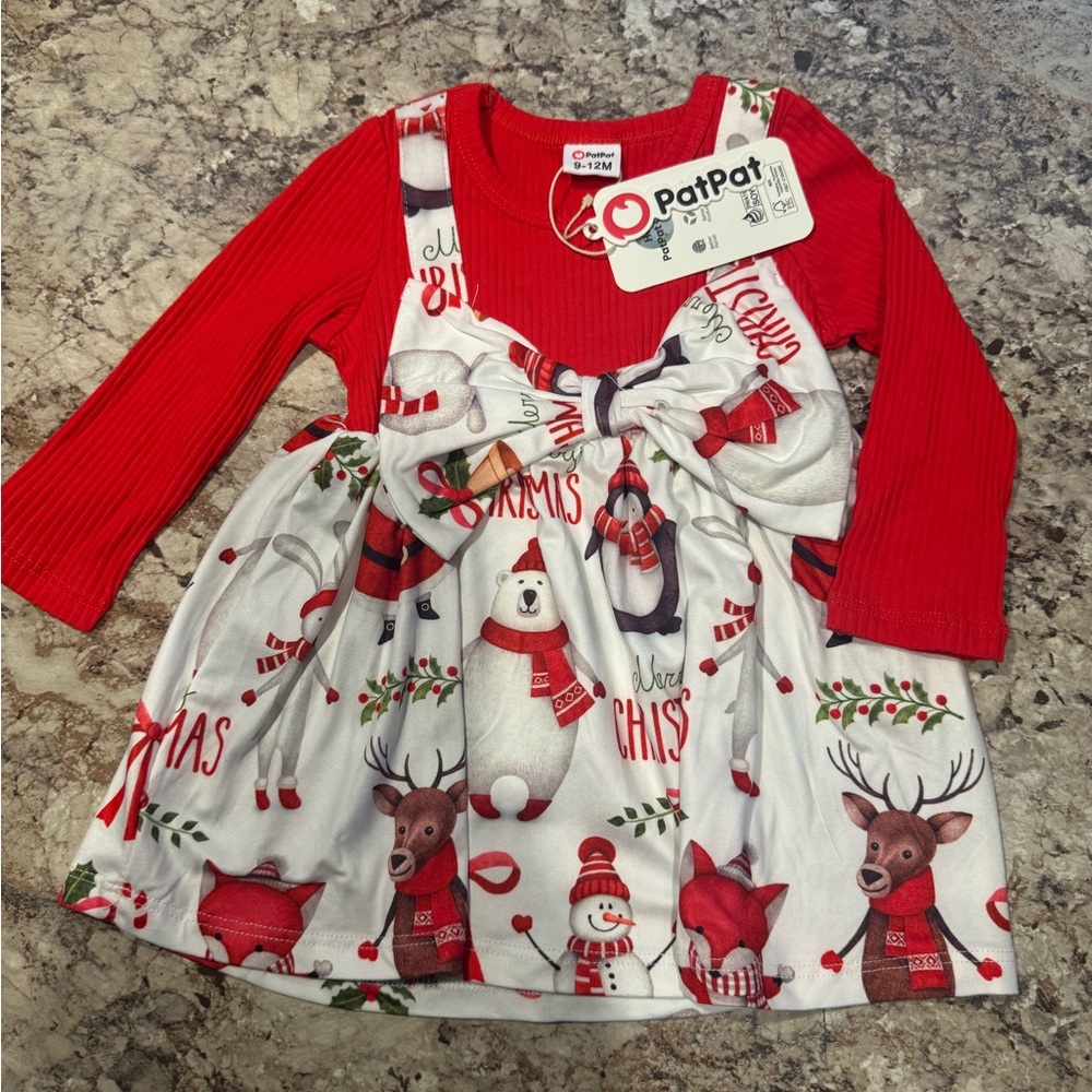 Pat Pat Christmas dress